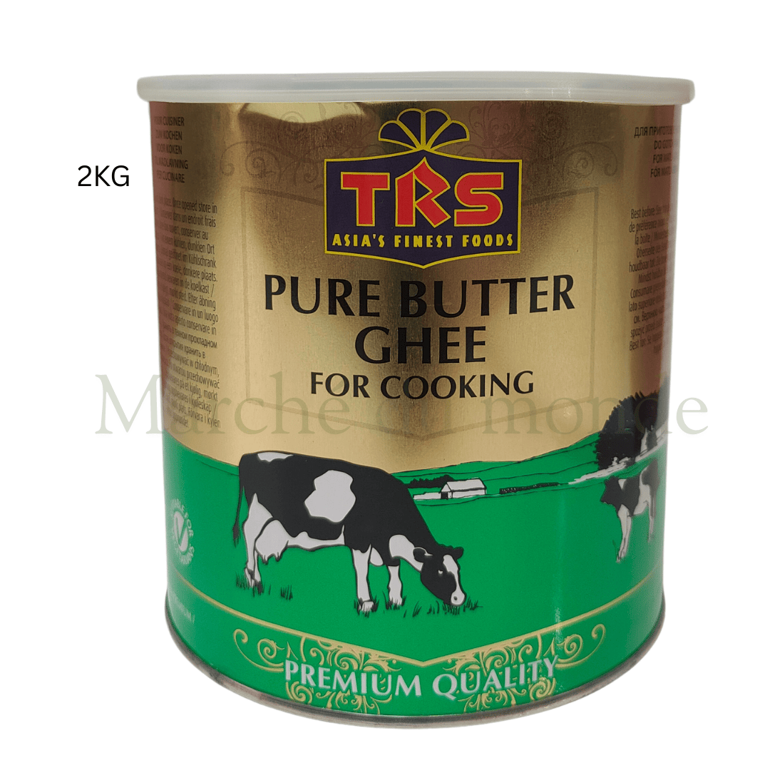 Pot de Ghee Pur Beurre TRS 2 kg – idéal pour biryani, fritures et plats traditionnels