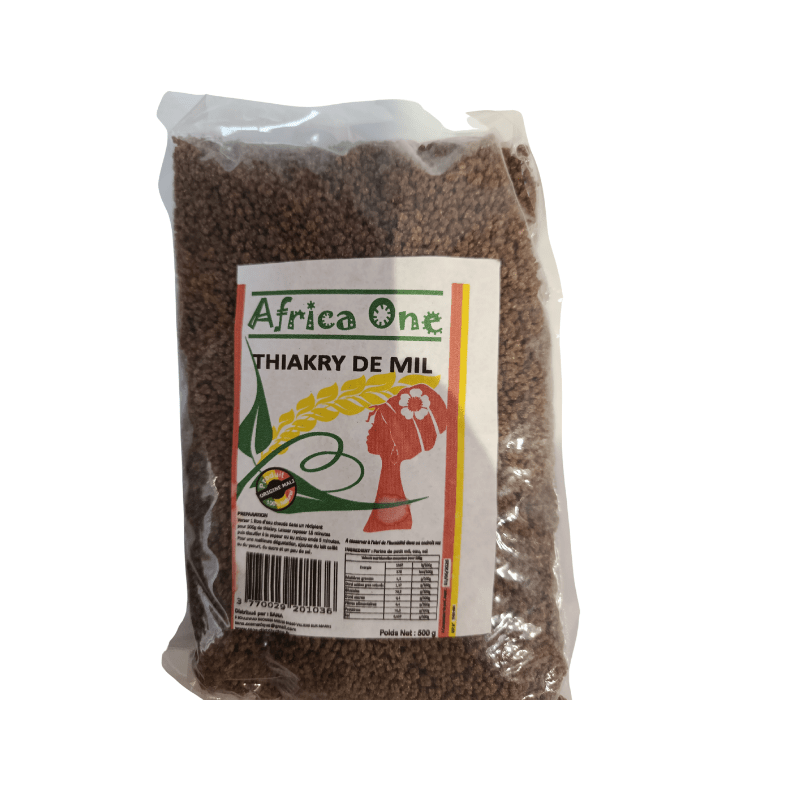 Pack de Thiakry de Mil 500g – Couscous de millet sans gluten pour des plats traditionnels de l'Afrique de l'Ouest